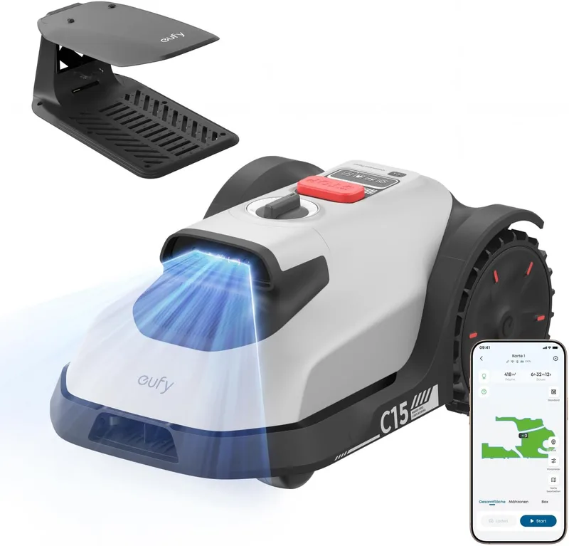 eufy C15 Mähroboter mit TrueVision-Kameranavigation