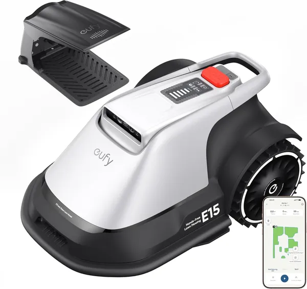 Eufy E15 Mähroboter mit TrueVision-Kameranavigation